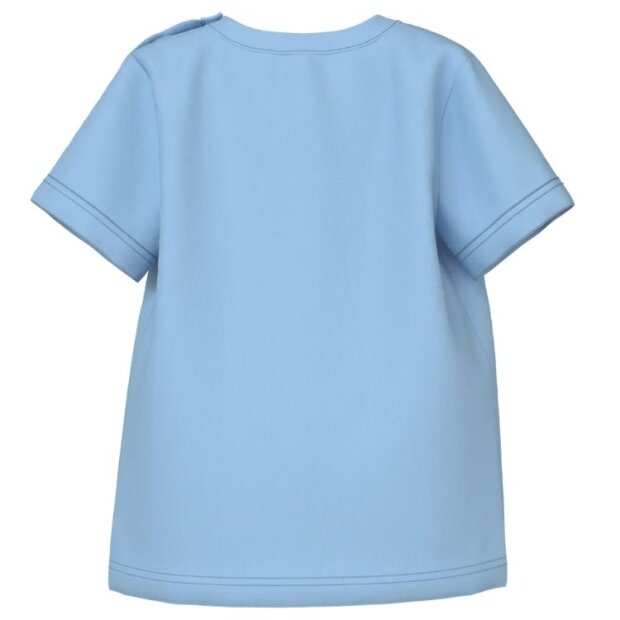 name it T-Shirt Boote blau