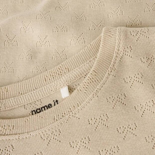 name it Shirt Schleifen beige