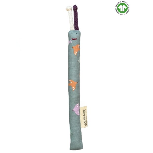 BIO KAUMARIE Albert - Dusty Mint mit bunten Vögeln