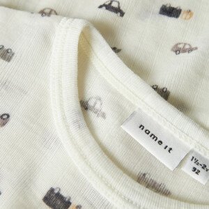 name it Shirt Wolle Fahrzeuge
