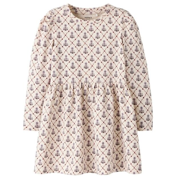 name it Kleid Blumen natur lila
