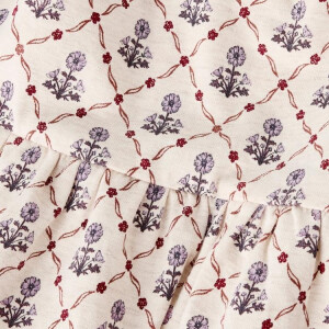 name it Kleid Blumen natur lila