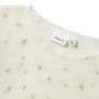name it Shirt Wolle Blumen natur