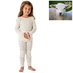 name it Hose Wolle Blumen natur