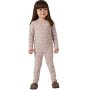 name it Legging Blümchen Wolle natur
