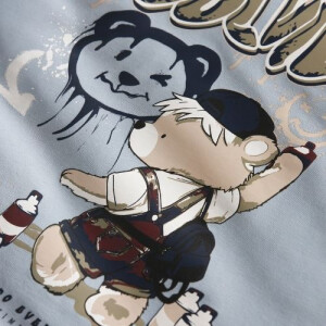 name it T-Shirt Teddy blue fog