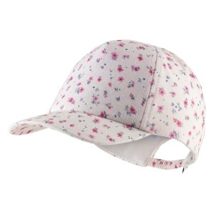 Sterntaler Basecap Blumen aus Baumwolle - zartrosa
