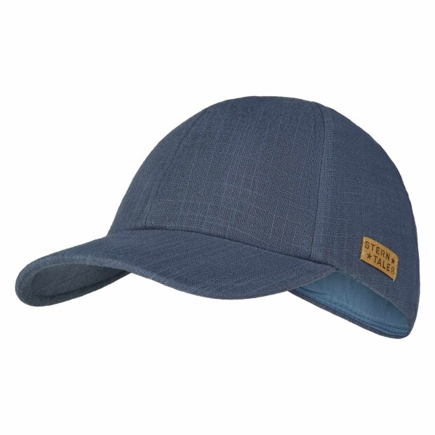 Sterntaler Basecap aus Baumwoll Musselin mit Klettverschluss - blau