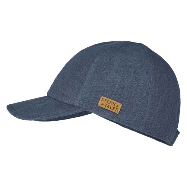 Sterntaler Basecap aus Baumwoll Musselin mit Klettverschluss - blau