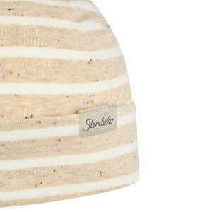 Sterntaler Melange-Beanie mit Ringeln und Punkten UV50+ -...