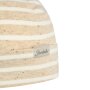 Sterntaler Melange-Beanie mit Ringeln und Punkten UV50+ - taupe