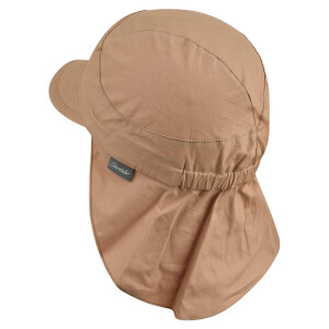 Sterntaler Schirmmütze mit Nackenschutz UV50+ - taupe