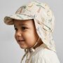 Sterntaler Bio-Musselin-Schirmmütze mit Bindeband - Safari beige