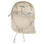 Sterntaler Bio-Musselin-Schirmmütze mit Bindeband - Safari beige