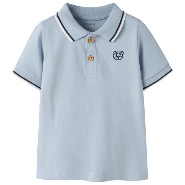 name it Polo Kurzarm Blue Fog