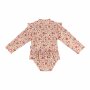 Sterntaler Langarm-Badeanzug Blumen mit Volants & UV-Schutz 50+