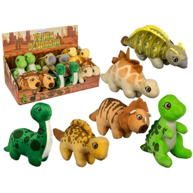 ootb Plüsch Kuscheltier - Dino ca. 16cm sortiert