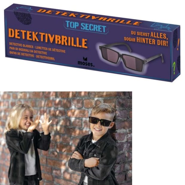 moses Top Secret - Detektivbrille mit Spiegel-Innenseiten