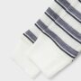 name it Merinowolle Leggings - Ringel Gray Snow White