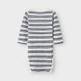 name it Merinowolle Body - Ringel Gray Snow White