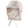 Sterntaler Schirmmütze mit Nackenschutz UV 30 - Anker beige