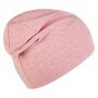 Sterntaler Mütze aus Bio-Melangejersey - samtrosa