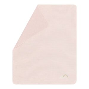 DF Babydecke - Regenbogen Ringel altrosa 70x90cm