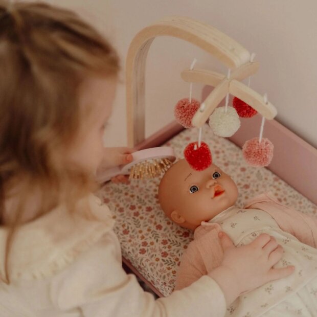Little Dutch Puppenwickeltisch – Rosa - Essentials