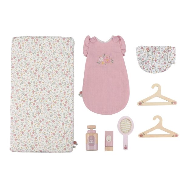 Little Dutch Puppenwickeltisch – Rosa - Essentials