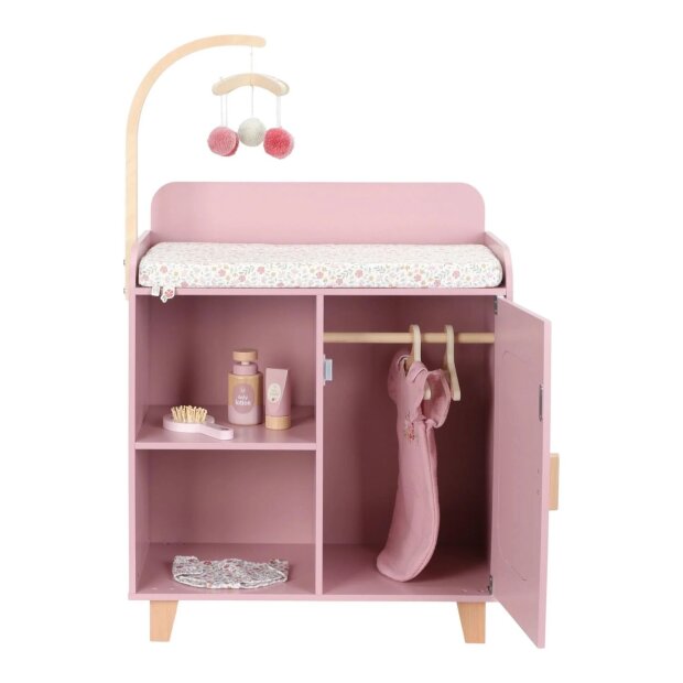Little Dutch Puppenwickeltisch – Rosa - Essentials