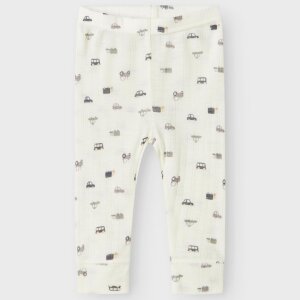 name it Merinowolle Leggings - Auto Snow White