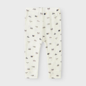 name it Merinowolle Leggings - Auto Snow White