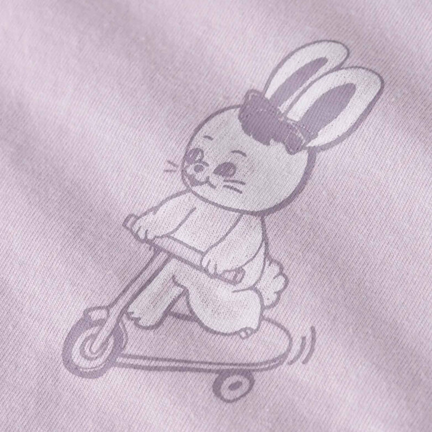 name it Bio- Baumwolle T-Shirt - Bunny Lavenderfog