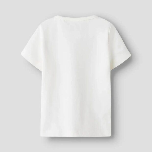 name it Bio Baumwolle Shirt - Blümchen Cloud Dancer