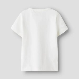 name it Bio Baumwolle Shirt - Blümchen Cloud Dancer