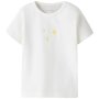 name it Bio Baumwolle Shirt - Blümchen Cloud Dancer