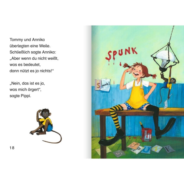 Oetinger Kinderbuch Erstleser Pippi Langstrumpf - Kunterbunte Geschichten