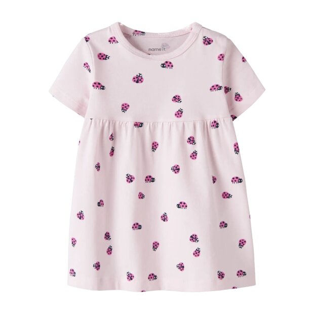 name it Bio Baumwolle Kleid - Marienkäfer Cradle Pink Ladybug