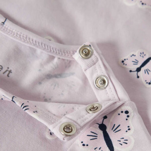 name it Bio Baumwolle Kleid - Schmetterling Lavender Fog...
