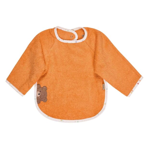 Sterntaler Ärmellätzchen Bär Bo - leuchtorange