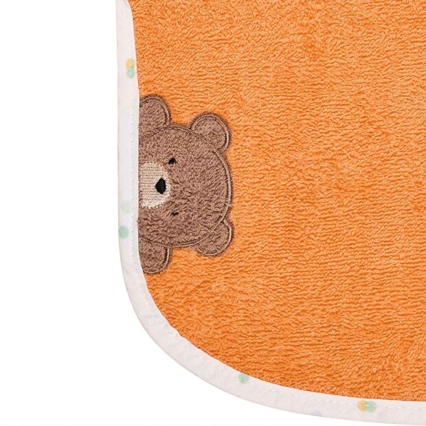 Sterntaler Ärmellätzchen Bär Bo - leuchtorange