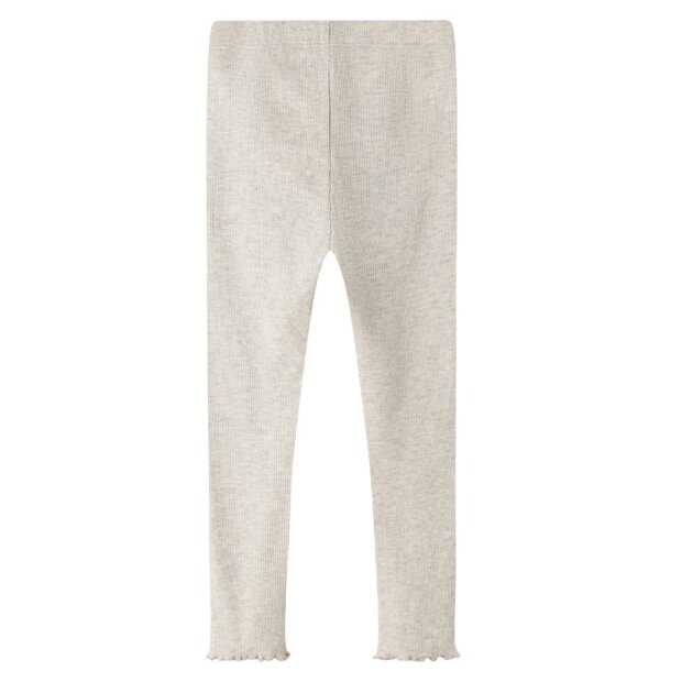 name it Legging Blumen natur - peyote melange