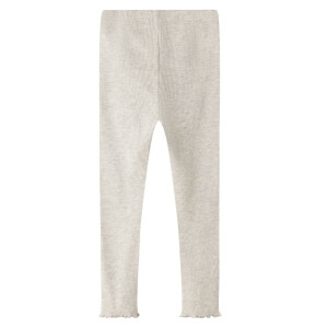 name it Legging Blumen natur - peyote melange
