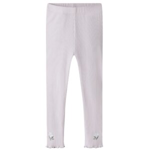 name it Legging Blumen flieder - lavender fog