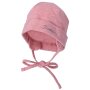 Sterntaler Beanie aus Bio-Melangejersey - samtrosa