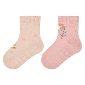 Sterntaler 2er Set ABS-Socken - Hase quarzrosa