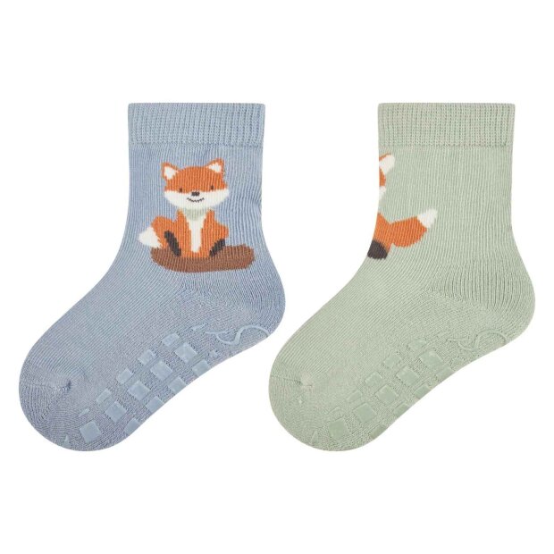 Sterntaler 2er Set ABS-Socken - Fuchs blau