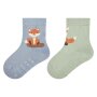 Sterntaler 2er Set ABS-Socken - Fuchs blau