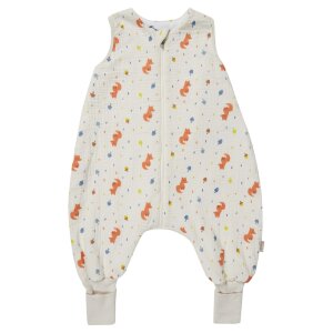 Sterntaler Musselin Schlafsack mit Beinen Fuchs lichtgrau...