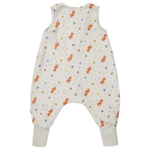 Sterntaler Musselin Schlafsack mit Beinen Fuchs lichtgrau...